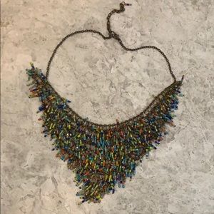 Colorful statement necklace